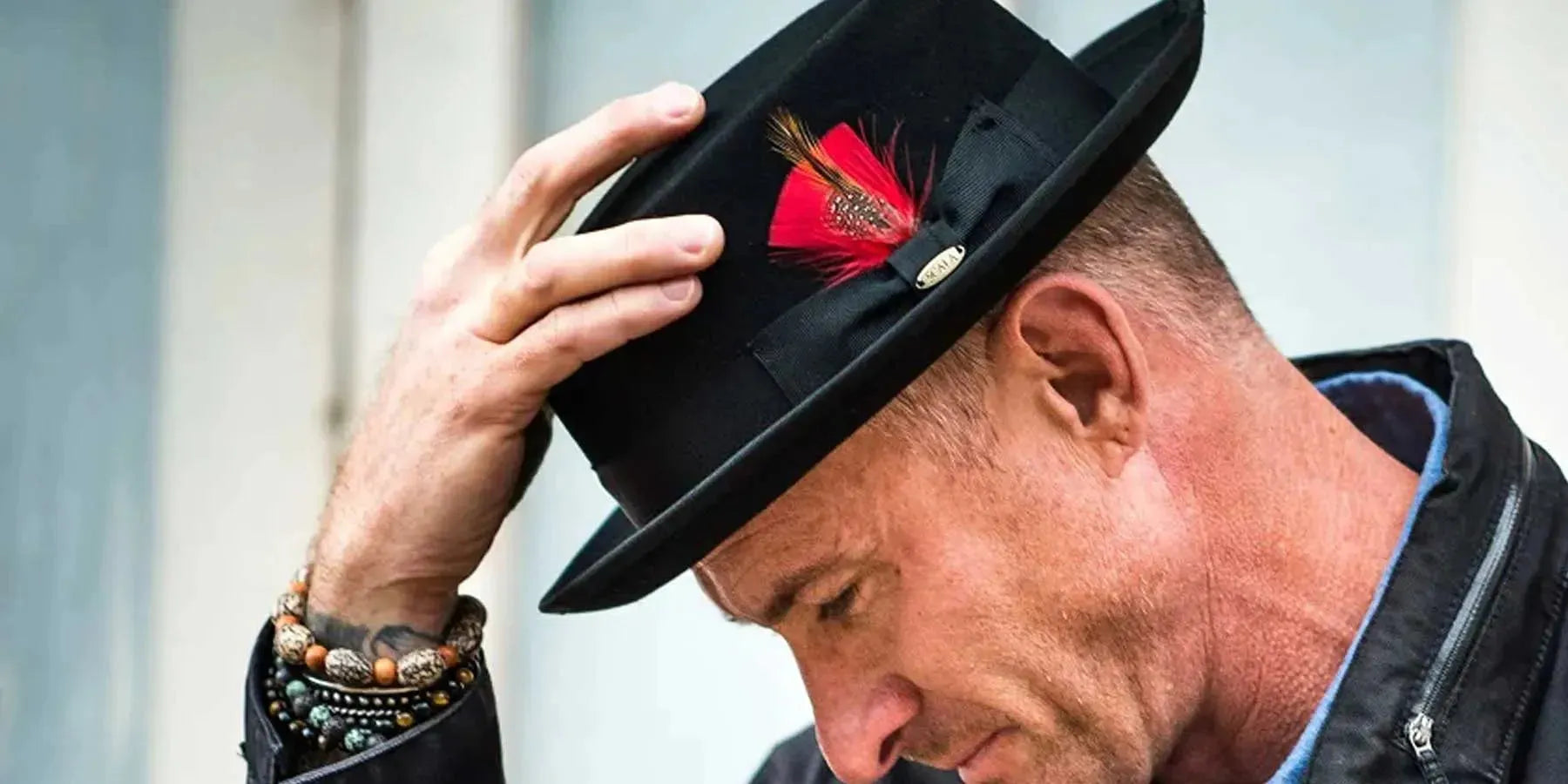 formal dress hats for men GEMVIE Men's 100% Wool Top Hat Satin Lined Party Derby Black Hat at Amazon Men's Clothing store I always wanted to be a gangster Formal Hats For Men Mens