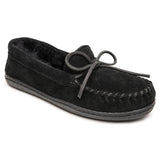 Minnetonka Sheepskin Hardsole Moc - Womens Slippers - Hatcountry