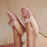 Minnetonka Alpine Sheepskin Moc - Womens Slipper - Hatcountry