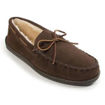 Minnetonka Pile Lined Hardsole Suede - Mens Slipper - Hatcountry