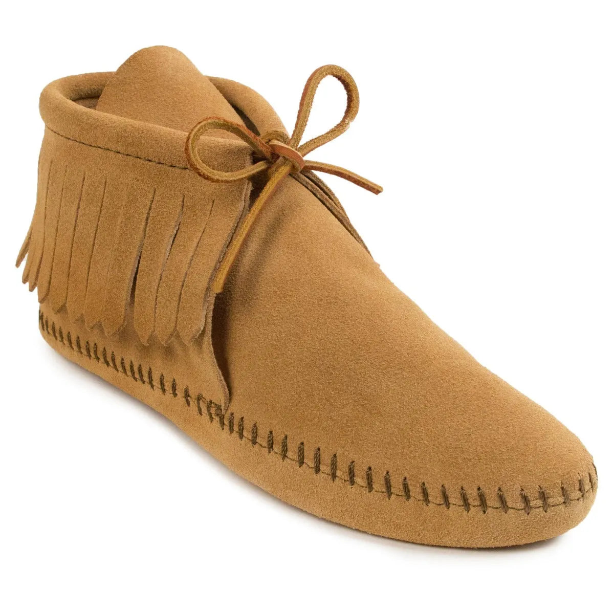 Minnetonka Classic Fringe Softsole Boot Womens Boots