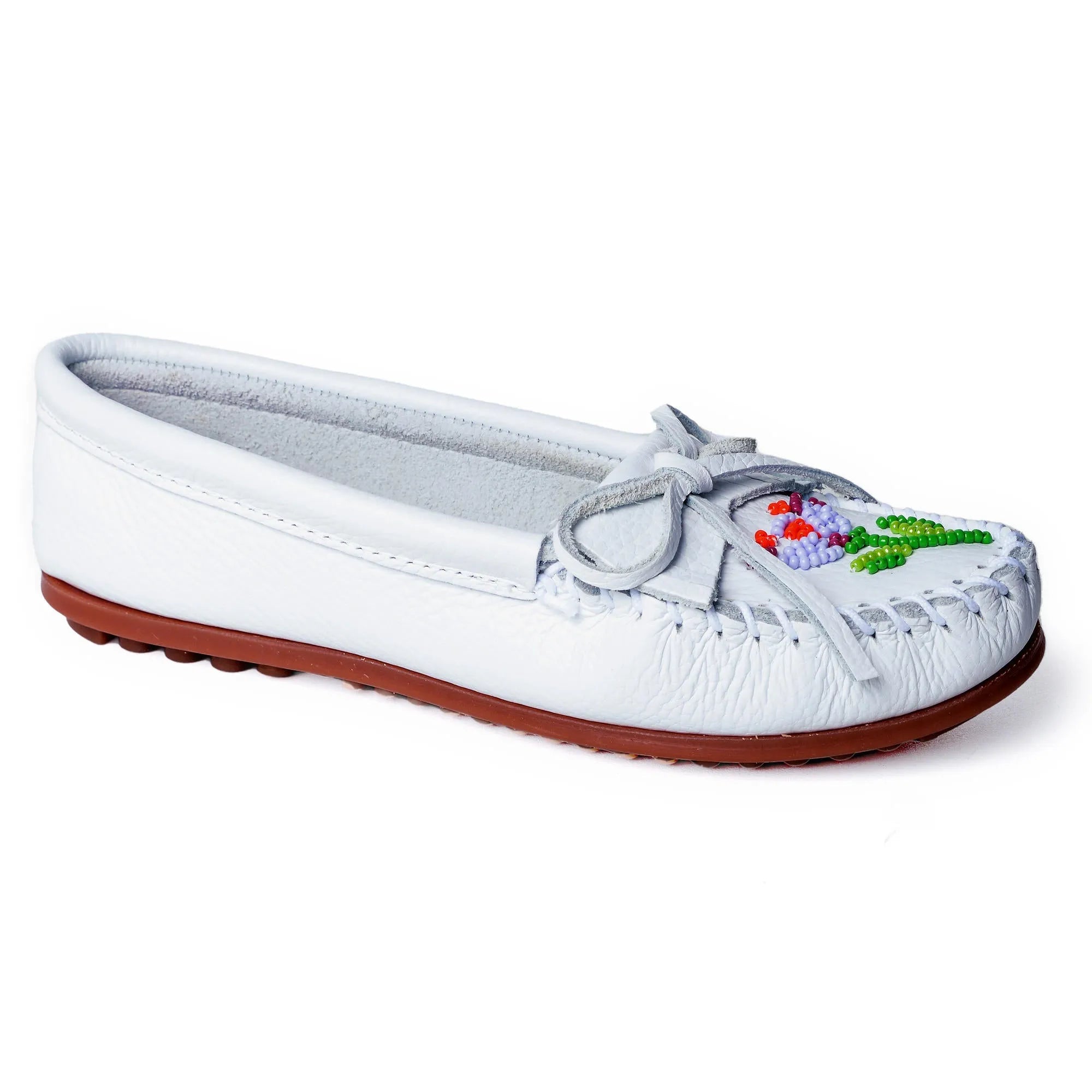 Minnetonka Ziigwan Waabigwan Moc Leather - Womens Moccasin - Hatcountry