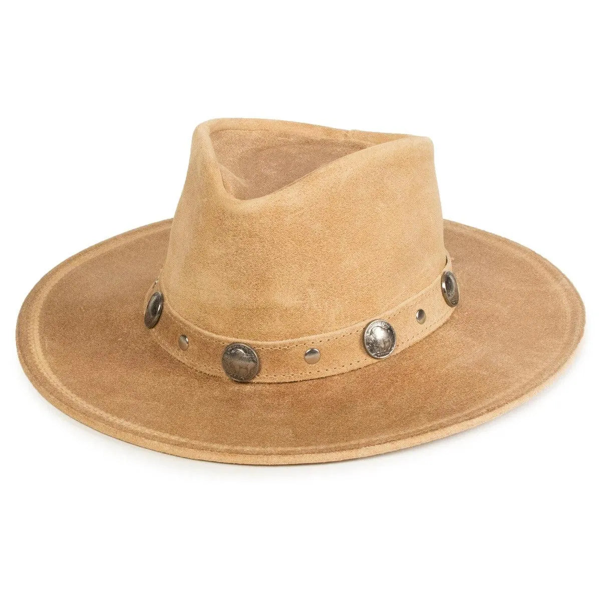 Minnetonka Buffalo Nickel - Leather Australian Hat - Hatcountry
