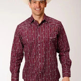 Roper Garnet Grove (Red) - Men's Western Shirt - Hatcountry