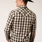 Roper Midnight Olive (Black) - Men's Western Shirt - Hatcountry