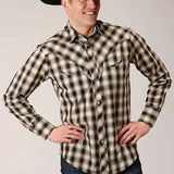 Roper Midnight Olive (Black) - Men's Western Shirt - Hatcountry