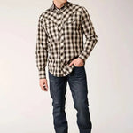 Roper Midnight Olive (Black) - Men's Western Shirt - Hatcountry