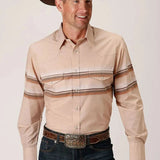 Roper Sandy Trails (Tan) - Men's Western Shirt - Hatcountry