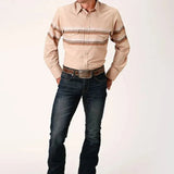 Roper Sandy Trails (Tan) - Men's Western Shirt - Hatcountry