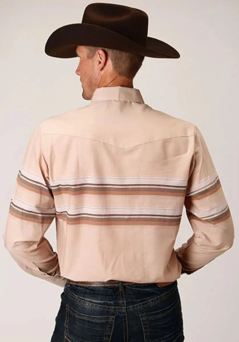 Roper Sandy Trails (Tan) - Men's Western Shirt - Hatcountry