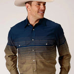 Roper Blue Horizon (Blue) - Men's Western Shirt - Hatcountry