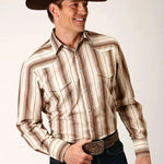 Roper Bison Brew (Brown) - Men's Western Shirt - Hatcountry