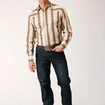 Roper Bison Brew (Brown) - Men's Western Shirt - Hatcountry