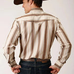 Roper Bison Brew (Brown) - Men's Western Shirt - Hatcountry