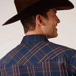 Roper Midnight Delight (Blue) - Men's Western Shirt - Hatcountry