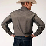 Roper Floral Tone (Grey) - Men's Western Shirt - Hatcountry