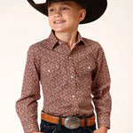 Roper Little Red (Red) - Boy's Western Shirt - Hatcountry