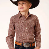 Roper Little Red (Red) - Boy's Western Shirt - Hatcountry