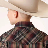 Roper Wild West Junior (Brown) - Boy's Western Shirt - Hatcountry