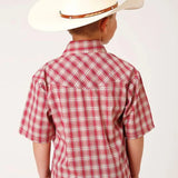 Roper Cherry Blast (Red) - Boy's Western Shirt - Hatcountry