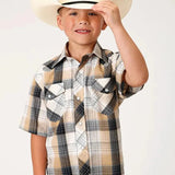 Roper Buckaroo (Black) - Boy's Western Shirt - Hatcountry