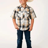 Roper Buckaroo (Black) - Boy's Western Shirt - Hatcountry