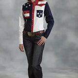 Roper American Flag Long Sleeve Snap - Women's Shirt - Hatcountry