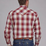 Roper 2160 '57 Chevy Plaid (Red) - Men's Western Shirt