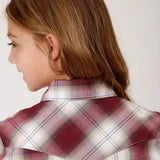 Roper Campfire (Red) - Girl's Western Snap Shirts - Hatcountry