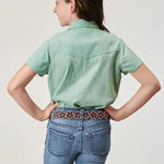 Roper Five Star Girls (Blue) - Girl's Western Snap Shirts - Hatcountry