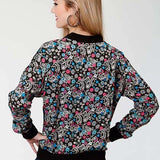 Roper 0982 Flower Bomber (Black) - Women's Jacket