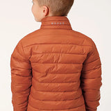 Roper Boy's Lightweigth Puffer Coat (Rust) - Children's Jacket