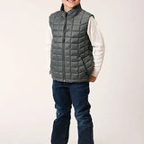 Roper Boy's Lightweigth Puffer Vest (Sage) - Children's Vest