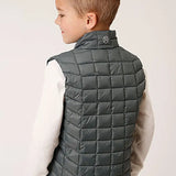 Roper Boy's Lightweigth Puffer Vest (Sage) - Children's Vest