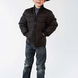 Roper Boy's Polyfill Puffer Coat (Black) - Children's Jacket