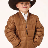 Roper Boy's Polyfill Puffer Coat (Brown) - Children's Jacket