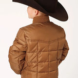Roper Boy's Polyfill Puffer Coat (Brown) - Children's Jacket