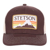 Stetson Glacier Mountain Patch ( Chocolate / Beige ) - Trucker Cap