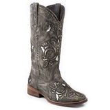 Roper Belle (Brown) - Women's Cowgirl Boot - Hatcountry
