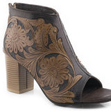 Roper Mika Back Zip (Tan) - Women's Sandals