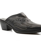 Roper Beth (Black) - Women's Cowgirl Mule Boot