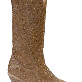 Roper Nettie Crystal (Tan) - Women's Cowgirl Boot