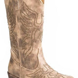 Roper Eaglets (Tan) - Women's Cowgirl Boot