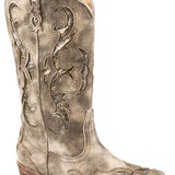 Roper Riley Glitter (Tan) - Women's Cowgirl Boot