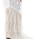 Roper Rickrack (White) - Women's Cowgirl Boot