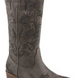 Roper Tall Stuff (Black) - Women's Cowgirl Boot