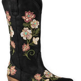 Roper Riley Floral (Black) - Women's Cowgirl Boot