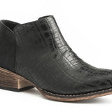 Roper Sofia Caiman (Black) - Women's Cowgirl Boot