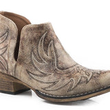 Roper Ava Vintage (Tan/Brown) - Women's Cowgirl Boot