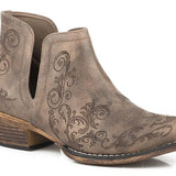 Roper Ava Laser (Brown) - Women's Cowgirl Boot